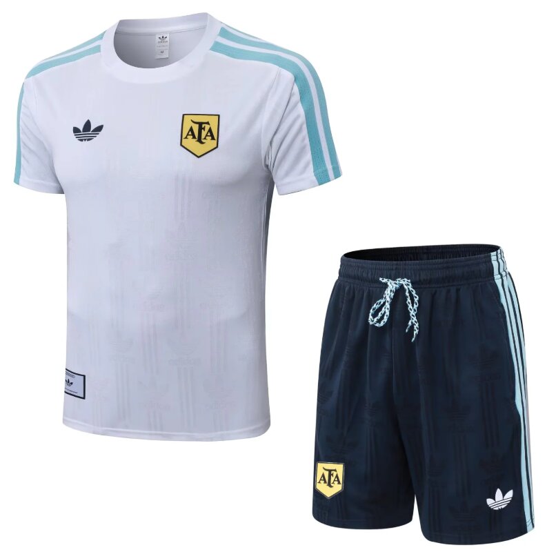 AAA Quality Argentina 26/27 White Retro Model Training Kit